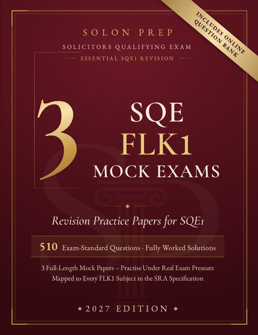SQE FLK1 Mock Exams cover